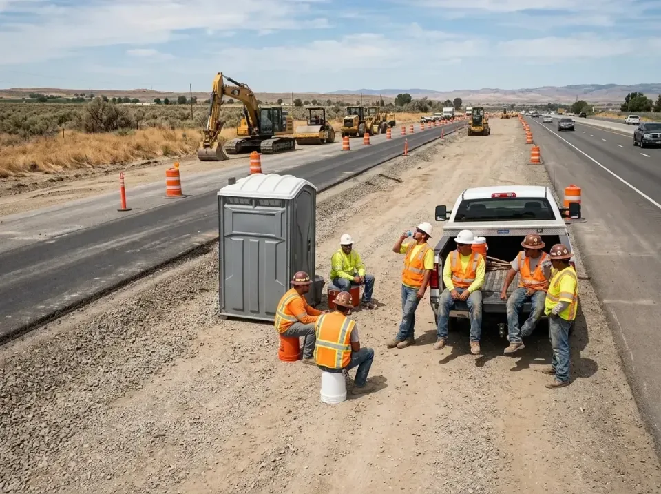 highway-road-construction-crew-007 — frequently asked questions, Porta Potty and Restroom Rentals in Auburn, CA